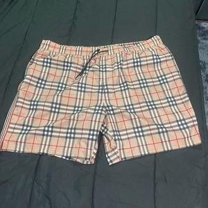 MENS BURBERRY SWIM TRUNKS